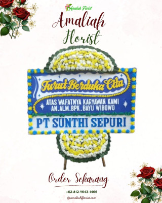 Papan Bunga Duka di Manis Mata